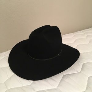 Beautiful black Stetson cowboy hat size 7